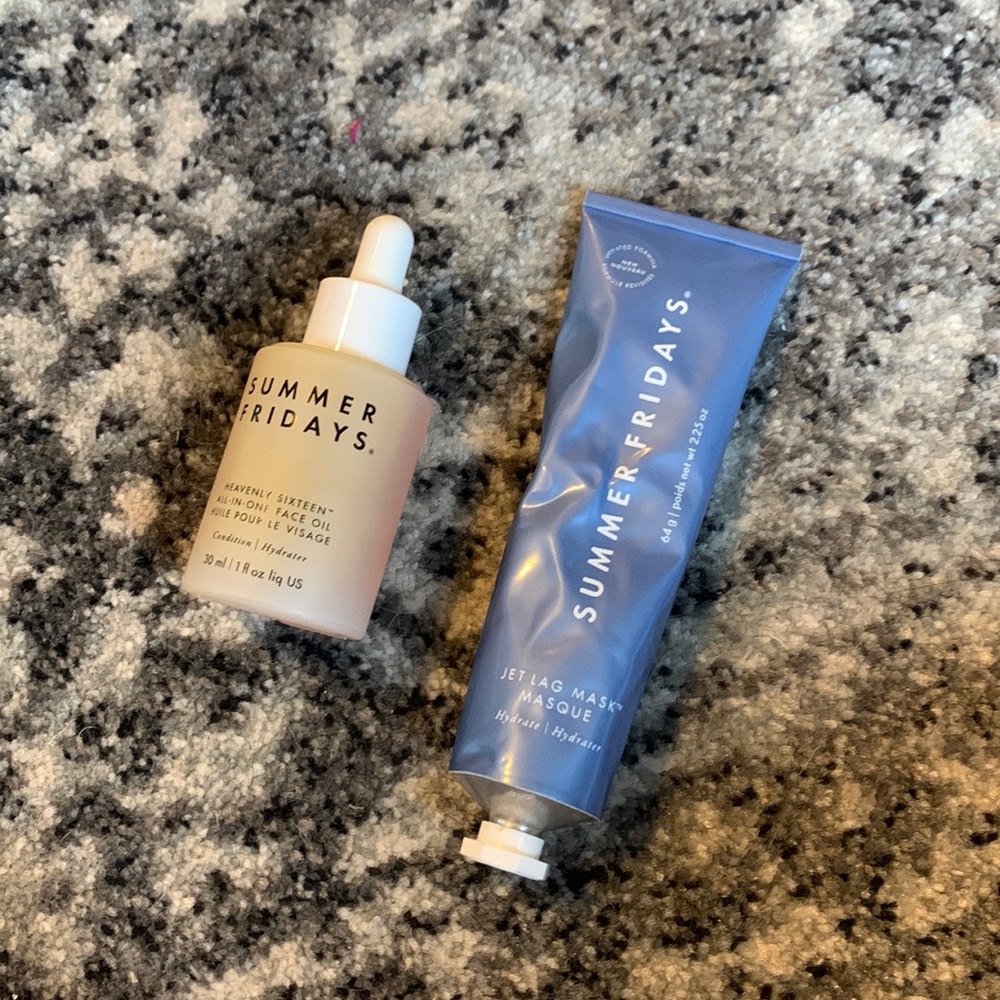 Summer Fridays Heavenly Face Oil and Jet Lag Mask